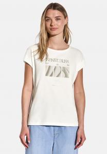 Футболка с принтом Street One, кремовый