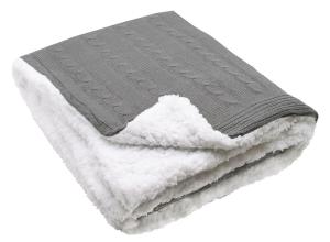 Уютное одеяло Zollner, серый
