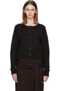 Lemaire Коричневый ребристый кардиган