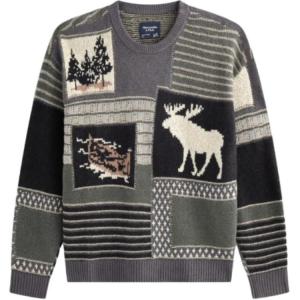 Свитер мужской Abercrombie＆Fitch, темно-серый