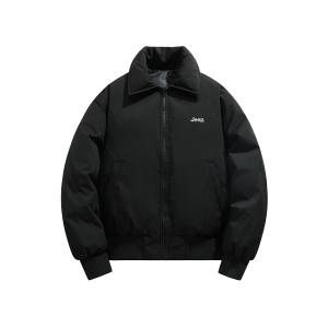 Пуховик Unisex Lapel Thickened Jeep, черный