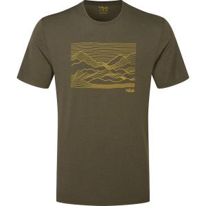 Футболка Rab Mantle Outline Rab, Army