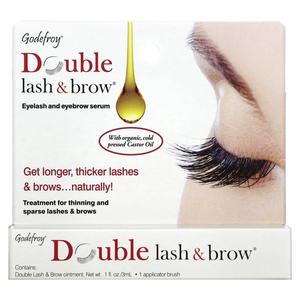 Сыворотка Godefroy Double Lash & Brow для ресниц и бровей, 3 мл