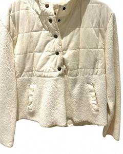 Женская флисовая куртка с капюшоном цвета слоновой кости Mod-O-Doc, слоновая кость