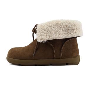 Утепленные противоскользящие короткие ботинки женские CENTRAL&KITTY, хаки