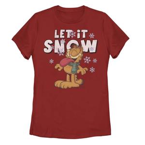 Детская футболка Garfield Let It Snow с рисунком для улицы Licensed Character