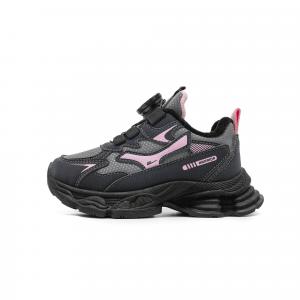 Детские кроссовки Waterproof And Slip Resistant WARRIOR, черный/темно-серый/розовый (fleece-lined)