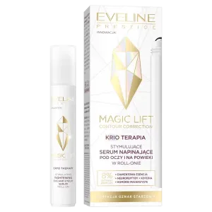 Стимулирующая укрепляющая сыворотка под глаза и на веки роликовая, 15 мл Eveline Cosmetics Magic lift