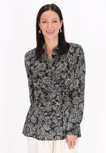 Блузка на пуговицах usha, черный