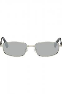 Солнцезащитные очки sera' Jacquemus, серебряный