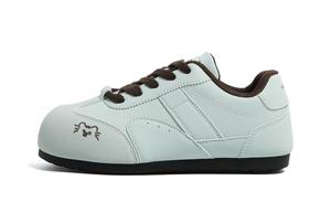 HUANQIU Женские синие низкие скейтерские кроссовки Abrasion Resistant Lightweight Slip Resistant