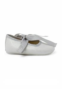 Балетки с ремешками BADANITAS MERCEDITAS LAZO BRILLO Pisamonas, серебристый