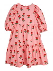 Платье Mini Rodini с принтом роз