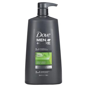 Шампунь 2 в 1 + кондиционер Dove Men+Care Fresh & Clean, 750 мл