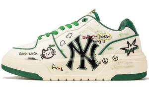 Кроссовки MLB Chunky Liner Skateboarding Shoes Unisex Low-top White, зеленый