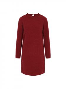 DreiMaster Женское платье бордового цвета