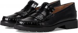 Лоферы Cole Haan Women's Treena Lug Kiltie Loafers, Black Box Leather