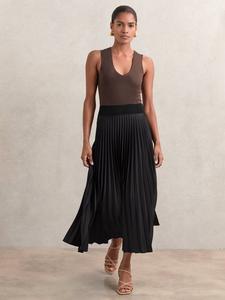 Складчатая миди-юбка Seren Reiss, Black
