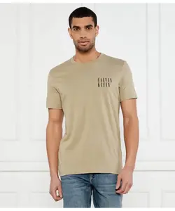 Футболка «Тени» Regular fit Calvin Klein Jeans, бежевый