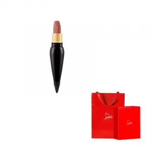 Christian Louboutin Новая версия Queen Scepter черная туба помада-стик в виде морковных долек велюровая легко растушевывается стойкий тон 3,8г