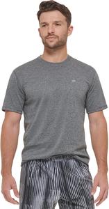 Calvin Klein Mens, легкий, быстросохнущий, с коротким рукавом, защита от ультрафиолетового излучения 40+, Grey Heather