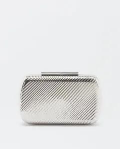 Сумка для вечеринки, трансформируемая в однотонную сумку на плечо в виде клатча с магнитной застежкой Parfois, серебряный