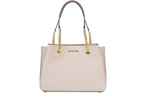 Кожаная женская сумка через плечо светло-розового цвета MICHAEL KORS, Set (Bag+Dust Bag)