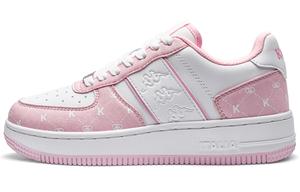 Kappa Нескользящие износостойкие низкие кроссовки для скейтбординга, женские, классические, белого, винно-розового цвета