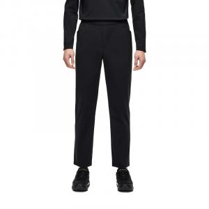 Anta Мужские повседневные брюки, черные, умеренно прямого кроя