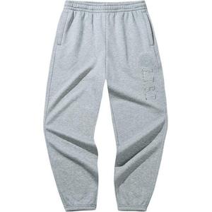 Анта Лайф Коллекция Вязаные спортивные брюки мужские серый хизер