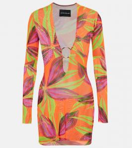 Хелиос принтованный сетчатый минидресс Louisa Ballou, Print 1