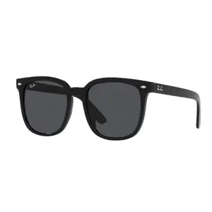 RayBan Пластиковая оправа квадратные солнцезащитные очки унисекс черные, Black