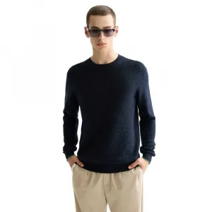 Свитер из смеси льна Scotch & Soda, синий