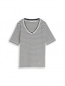 TOM TAILOR Футболка в черном цвете