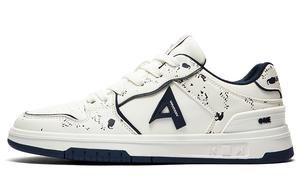 A1 Низкие скейтерские кроссовки унисекс бело-голубые, цвет White Blue