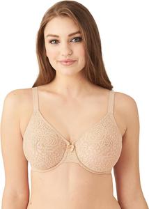 Кружевной бюстгальтер на косточках Halo 851205 Wacoal, цвет Naturally Nude