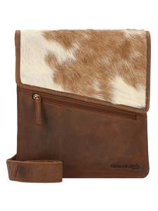 Сумка через плечо из натуральной комбинированной кожи, 26 см, натуральный цвет Greenland Nature