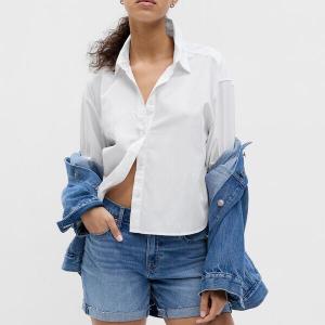 Шорты для подружек с необработанным краем Gap, синий