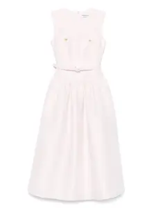 Платье миди из тафты Self-Portrait, розовый