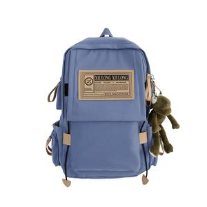 Рюкзак унисекс Gox, Черный (с подвеской)