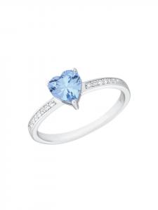 Amor Кольцо из серебра 925 пробы, покрытого родием