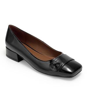 Женские туфли-лодочки Isai с круглым носком и устойчивым каблуком Aerosoles, Black Patent