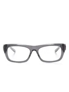 Очки в прямоугольной оправе BALENCIAGA, серый