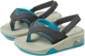 Сандалии Reef Little Fanning, цвет Grey/Aqua/Oak