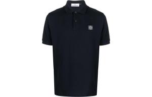 Рубашка поло мужская темно-синяя Stone Island, синий