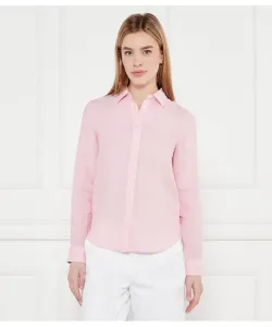 Льняная рубашка Regular fit Gant, розовый