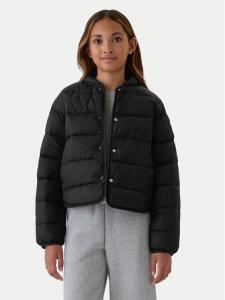 Пуховик стандартного кроя Gap, черный