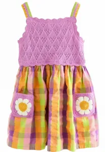 Платье в яркую клетку прямого кроя Next, Multi