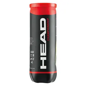 Банка из 3 теннисных мячей Championship Head, желтый