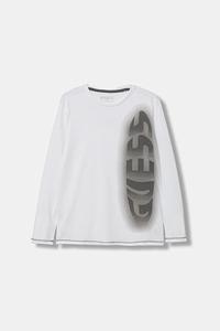 Детская хлопковая водолазка Guess, белый